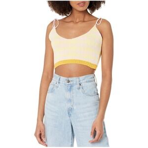 KENDALL + KYLIE Women's Gingham Cami
Cropped Summer Tank Belly Tank